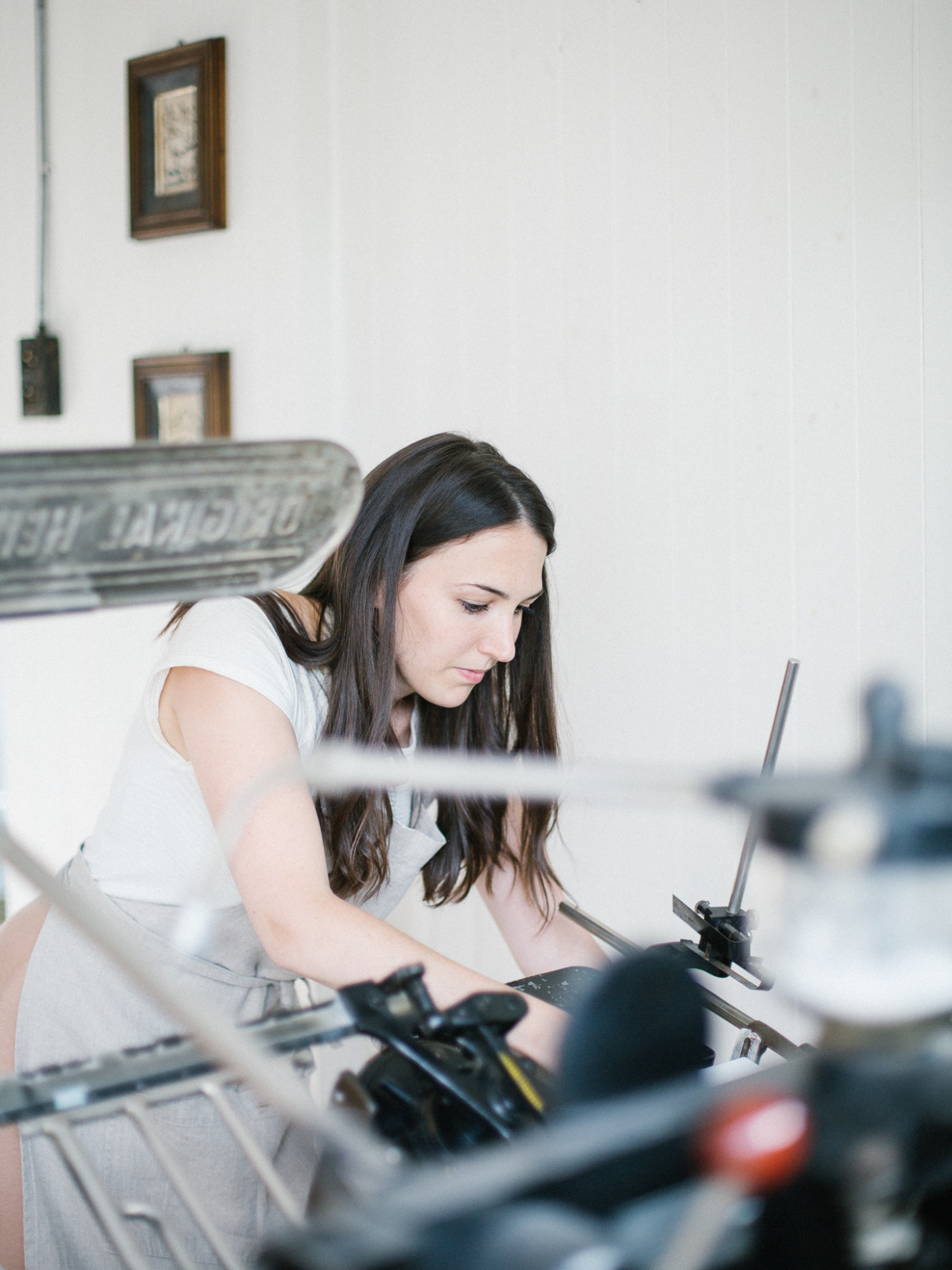 Letterpress wedding invitation